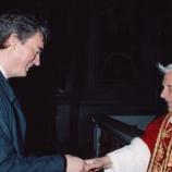 Milan Zver s papežem 